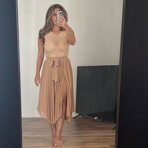 Nude Forever21 bodysuit.  Size small.  Tags still on